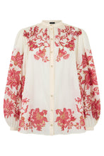 Load image into Gallery viewer, Cotton shirt with floral print
