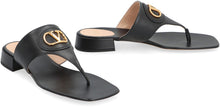 Load image into Gallery viewer, VLogo Signature Leather slides
