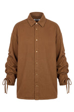 Load image into Gallery viewer, Oversized shirt with drawstring
