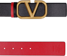 Load image into Gallery viewer, VLogo Signature Reversible leather belt
