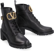 Load image into Gallery viewer, Valentino Garavani - Logo detail leather booties
