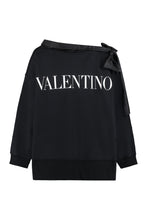 Load image into Gallery viewer, Bow detail cotton sweatshirt
