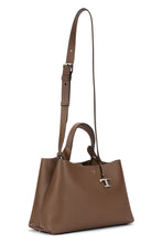 Load image into Gallery viewer, Leather handbag with shoulder strap
