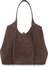 Load image into Gallery viewer, T Timeless Media Suede tote

