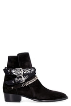 Load image into Gallery viewer, Bandana suede ankle boots
