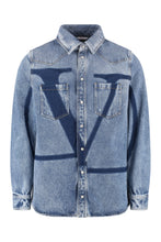Load image into Gallery viewer, Logo detail denim shirt
