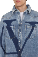 Load image into Gallery viewer, Logo detail denim shirt
