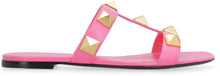 Load image into Gallery viewer, Valentino Garavani - Roman Stud studded leather flat sandals
