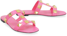 Load image into Gallery viewer, Valentino Garavani - Roman Stud studded leather flat sandals
