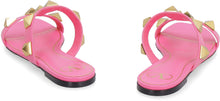 Load image into Gallery viewer, Valentino Garavani - Roman Stud studded leather flat sandals
