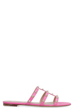 Load image into Gallery viewer, Valentino Garavani - Rockstud studded leather flat sandals
