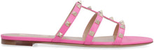 Load image into Gallery viewer, Valentino Garavani - Rockstud studded leather flat sandals
