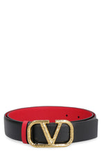Load image into Gallery viewer, Valentino Garavani - Logo buckle leather belt
