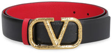 Load image into Gallery viewer, Valentino Garavani - Logo buckle leather belt
