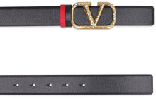 Load image into Gallery viewer, Valentino Garavani - Logo buckle leather belt
