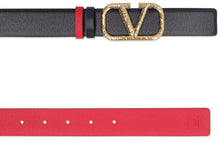 Load image into Gallery viewer, Valentino Garavani - Logo buckle leather belt
