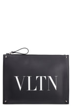 Load image into Gallery viewer, Valentino Garavani - Leather clutch with logo

