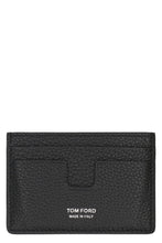 Load image into Gallery viewer, Logo detail leather card holder

