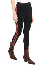 Load image into Gallery viewer, Contrasting side stripes leggings
