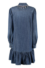 Load image into Gallery viewer, Torrance denim embellished dress
