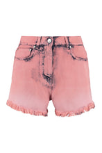 Load image into Gallery viewer, High-rise cut-off denim shorts
