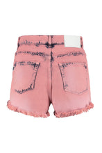 Load image into Gallery viewer, High-rise cut-off denim shorts
