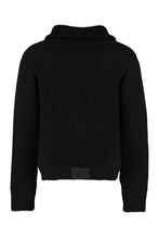 Load image into Gallery viewer, High collar zipped cardigan
