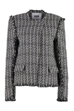Load image into Gallery viewer, Cotton blend tweed jacket
