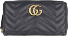 Load image into Gallery viewer, GG Marmont zip-around leather wallet
