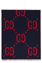 Load image into Gallery viewer, GG jacquard silk and wool scarf
