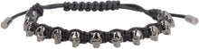 Load image into Gallery viewer, Multi-skull rope bracelet

