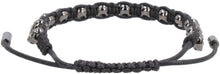 Load image into Gallery viewer, Multi-skull rope bracelet
