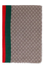 Load image into Gallery viewer, GG motif wool scarf
