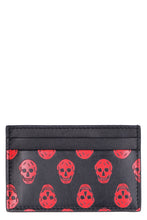 Load image into Gallery viewer, Biker Skull leather card holder
