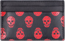 Load image into Gallery viewer, Biker Skull leather card holder
