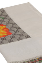 Load image into Gallery viewer, Printed wool and silk scarf
