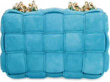 Load image into Gallery viewer, Chain Cassette suede bag
