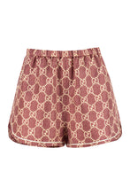 Load image into Gallery viewer, Printed silk-twill shorts
