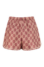 Load image into Gallery viewer, Printed silk-twill shorts
