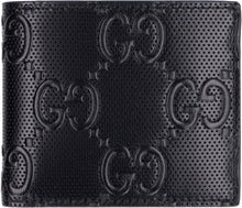 Load image into Gallery viewer, Leather flap-over wallet
