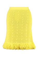 Load image into Gallery viewer, Fringed knit skirt
