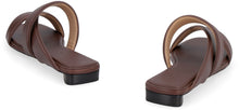 Load image into Gallery viewer, Flat Band leather sandals
