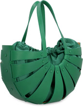 Load image into Gallery viewer, The Shell leather shoulder bag
