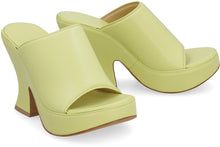 Load image into Gallery viewer, Leather Wedge Mules
