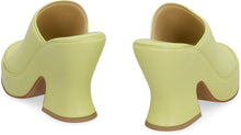 Load image into Gallery viewer, Leather Wedge Mules
