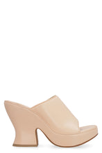 Load image into Gallery viewer, Leather Wedge Mules
