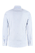 Load image into Gallery viewer, Embroidered striped cotton shirt
