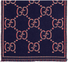Load image into Gallery viewer, All over GG logo wool scarf
