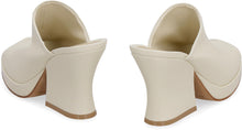 Load image into Gallery viewer, Stack leather mules
