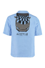 Load image into Gallery viewer, Short sleeve silk blend shirt
